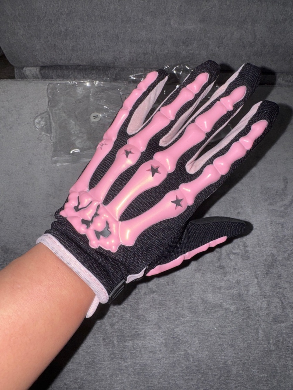 MotoCross/Dirt Bike/Motorcycle Pink Skeleton Gloves Size Medium NWT - Picture 17 of 17